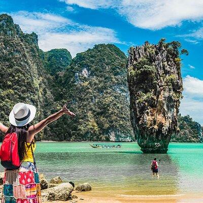 Phang Nga Bay and James Bond Island with Canoeing By Big Boat