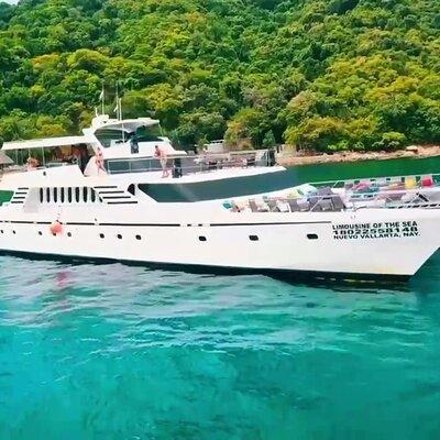 Mega Yacht All-Inclusive Yelapa Waterfall & Snorkeling Adventure