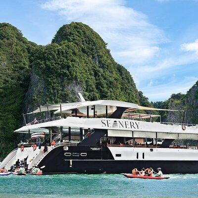 Luxury Boat to James Bond Islands with Lunch and Sunset Dinner