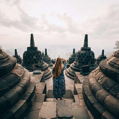 Borobudur Temple Climb To The Top & Prambanan Temple - 1 day tour