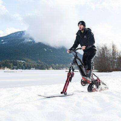 Kelowna Snow E-Biking Adventure with Lunch, Wine Tasting & S'mores