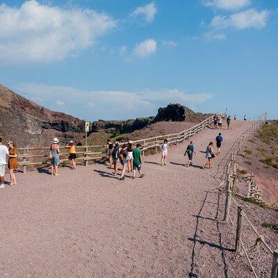 Round trip + Entrance ticket for the Vesuvio Park from Ercolano