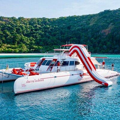 Pattaya Full-Day SUNSET Yacht exclusive Island(Buffet,Snorkeling)