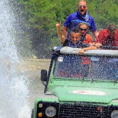 Marmaris Jeep Safari Tour With Waterfall and Water Fights