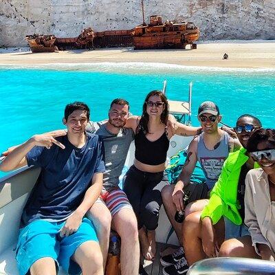 Zakynthos Private Tour to Navagio Shipwreck by Land and Sea