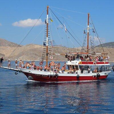 The Santa Maria Full-Day Island Cruise in Aegean Sea 