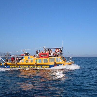 Dory's Glass Bottom Boat Adventure in Pserimos and Pserimos Beach