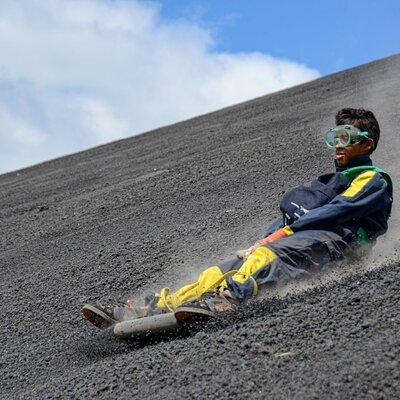 Surf the Fire Volcano Sand Boarding at Cerro Negro in León