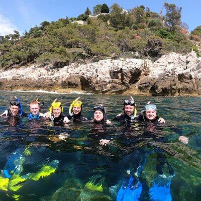 Boat trip and snorkeling in Villefranche - sur - Mer