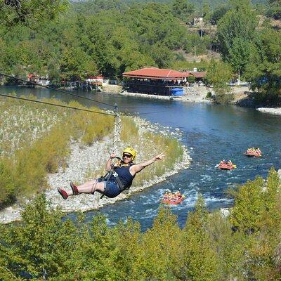 Antalya Rafting, Atv/ Quad Biking & Zipline Combo Adventure