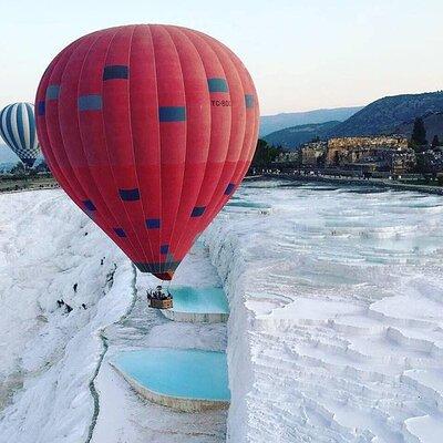Sarıgerme Independent Pamukkale Tour With Hot Air Balloon Ride