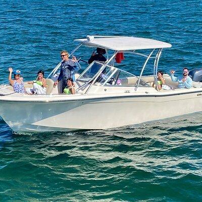 Private Charter 28ft Grady White. Stingrays, Snorkeling, Starfish