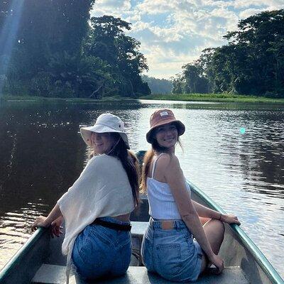 3-hour canoe tour through Tortuguero National Park