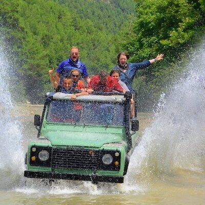 Antalya 4-in-1 Combo: Rafting, Jeep Safari, Zipline, Buggy Safari