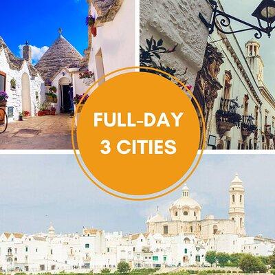 Alberobello, Martina Franca and Locorotondo Day Trip from Bari