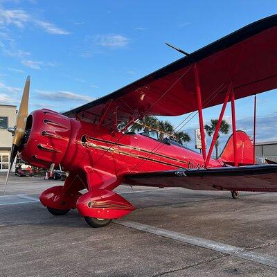 First Mate Open Cockpit Biplane Ride in Galveston