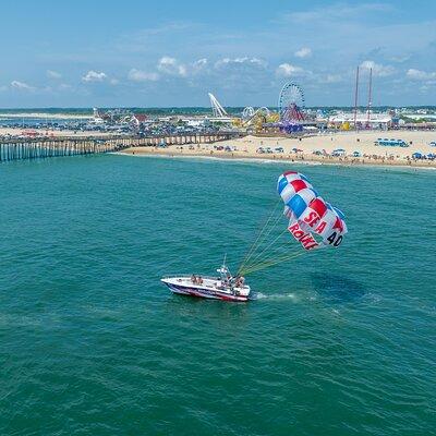 75-Minute Ocean Parasailing Adventure Above Ocean City, MD