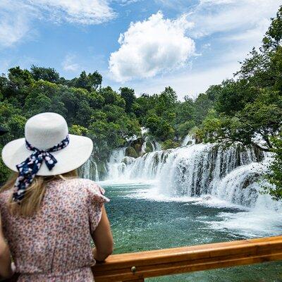 Krka Waterfalls tour with Trogir Walking tour and Krka panoramic boat cruise