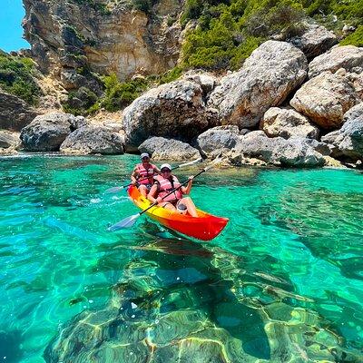 Uncharted Caves & Snorkelling Heaven: Cala Granadella Kayak Tour