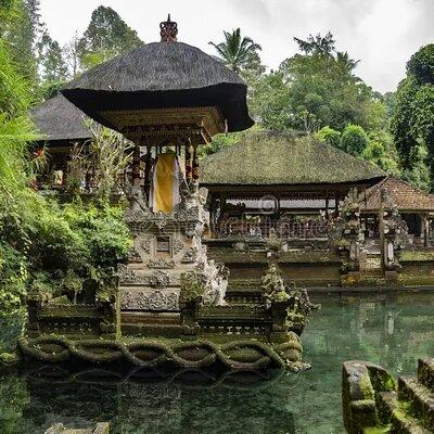 Sacred Places of Bali. Purification Ceremony in Indonesia 