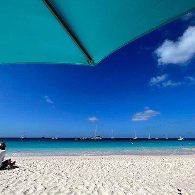 Beach day in Barbados with shuttle transfers