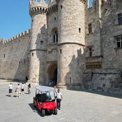 Guided Private Golf Cart Tour in Old Town of Rhodes