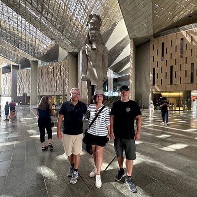 Grand Egyptian Museum, Grand staircase, New Galleries & lunch