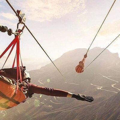 Jebel Jais World Longest Zipline from Dubai with Transfers Option