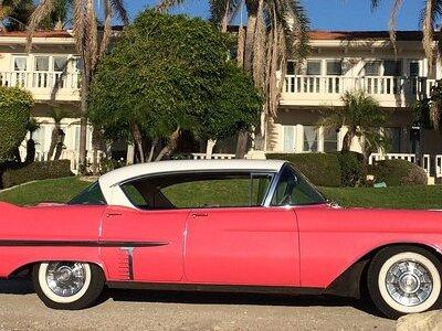 Private Beach Cities Tour in a 1957 Pink Cadillac