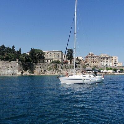 Half Day Private Cruise with Sailing Yacht in Corfu