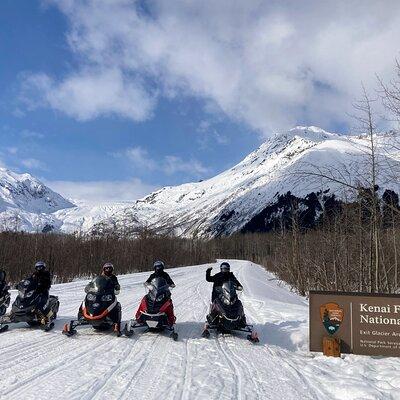 Snowmobile and Snowshoe Dual Adventure in Kenai Fjords NP