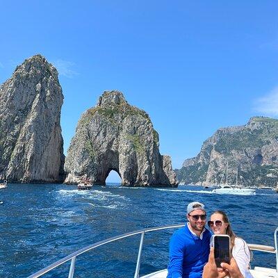 Capri in a Day All Inclusive Premium Boat Tour + City Visit