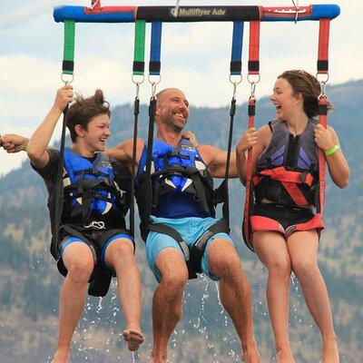 Triple Parasailing Experience in Kelowna