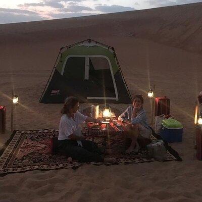 Private Liwa Overnight Camping with BBQ Dinner from Abu Dhabi