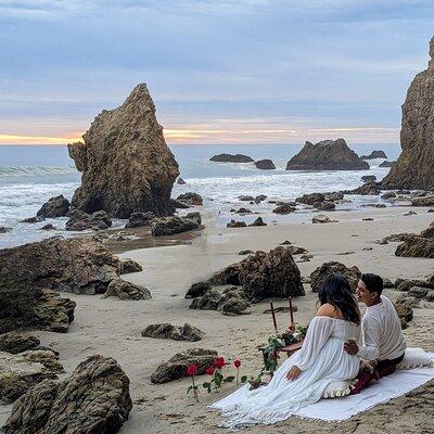 Private Luxury Picnic at El Matador Beach in Malibu