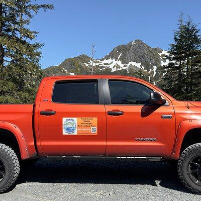 Sitka Private Adventure 4x4 Truck Tour & Lunch w/2 admissions 