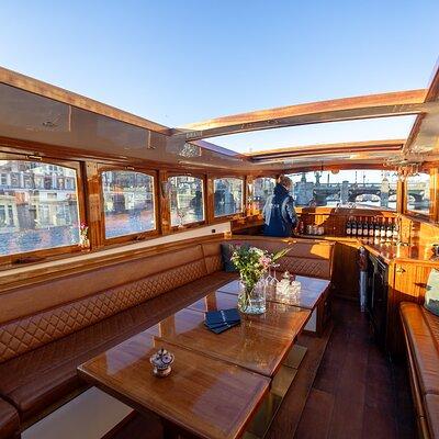 2 Hour Small Group Canal Cruise w/ Dutch snacks & Onboard Bar