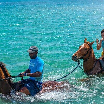 Signature River Bamboo Rafting and Horseback Ride Combo