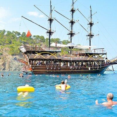 Antalya Pirate Boat Trip ,Lunch, Drinks & Transfer