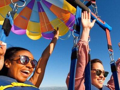 Parasail High Above the Santa Barbara Coast 