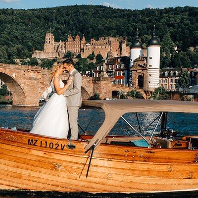Exclusive private boat trip for couples in Heidelberg