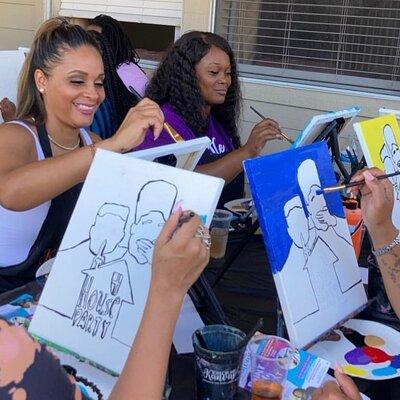 Hip Hop, R&B Paint and Sip Party Experience