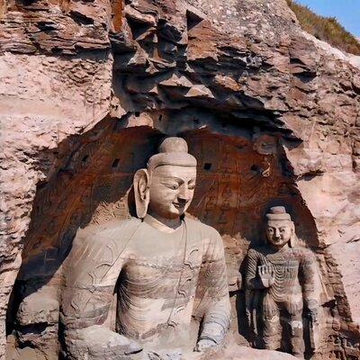 Private city tour Datong Yungang grottoes and Huayan Monastery