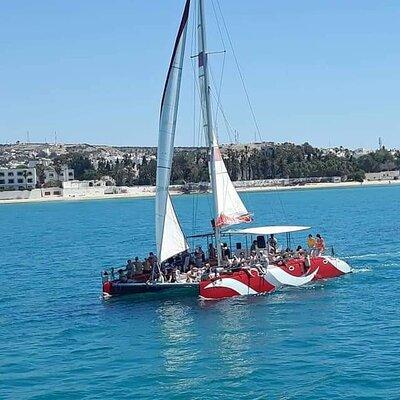 Sea Trip on Catamaran in Hammamet with Transfer