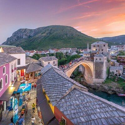 From Split/Trogir: Mostar and Medjugorje Tour with Wine Tasting