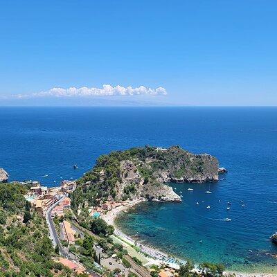 Taormina and beautiful island private group tour 