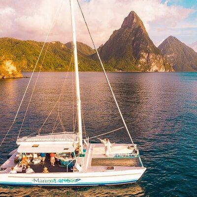 1/2 Day Private Catamaran out of Soufriere