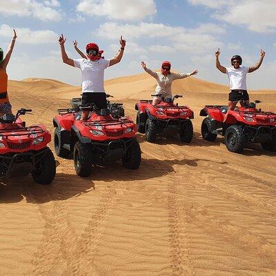 Dubai: Red Dune Quad Bike Desert Safari Adventure 