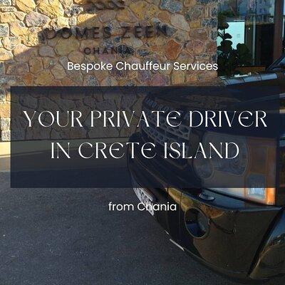 Your Private Driver & Chauffeur Service in Crete from Chania