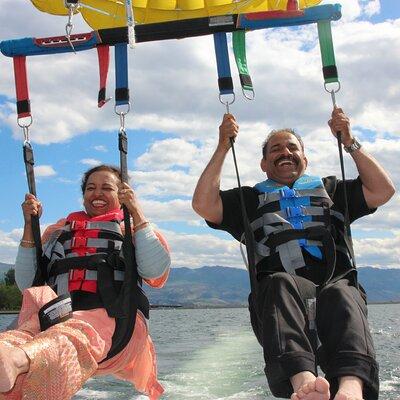 Tandem Parasailing Experience in Kelowna